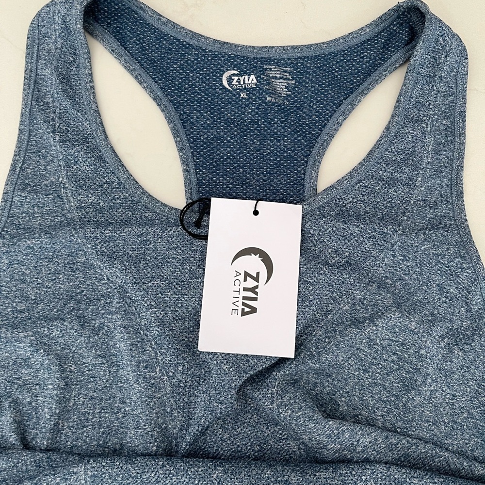 Zyia Blue Active Copper Charged Tank XL